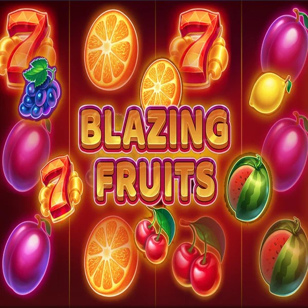 Blazing Fruits logo by Inbet Games at Shuffle Casino