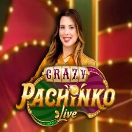 Live Casino logo of Crazy Pachinko from Evolution at Shuffle Casino