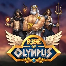 Rise of Olympus logo – Slots by Play'n GO at Shuffle Casino