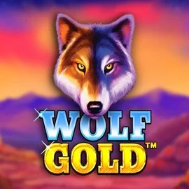 Wolf Gold logo by Pragmatic Play at Shuffle Casino