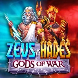 Official Slots logo: Zeus vs Hades: Gods of War by Pragmatic Play at Shuffle Casino